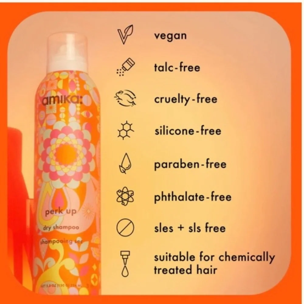 🌻3/$20 🆕 Amika Perk Up Dry
Shampoo Spray, .75oz Travel Size, Cruelty-Free Vegan - Picture 3 of 14